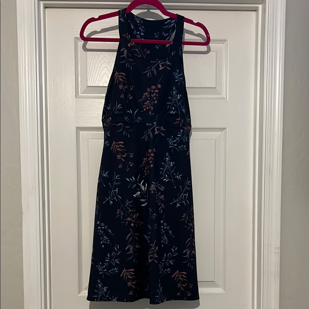 Balance Collection Blue Halter Midi Dress size medium